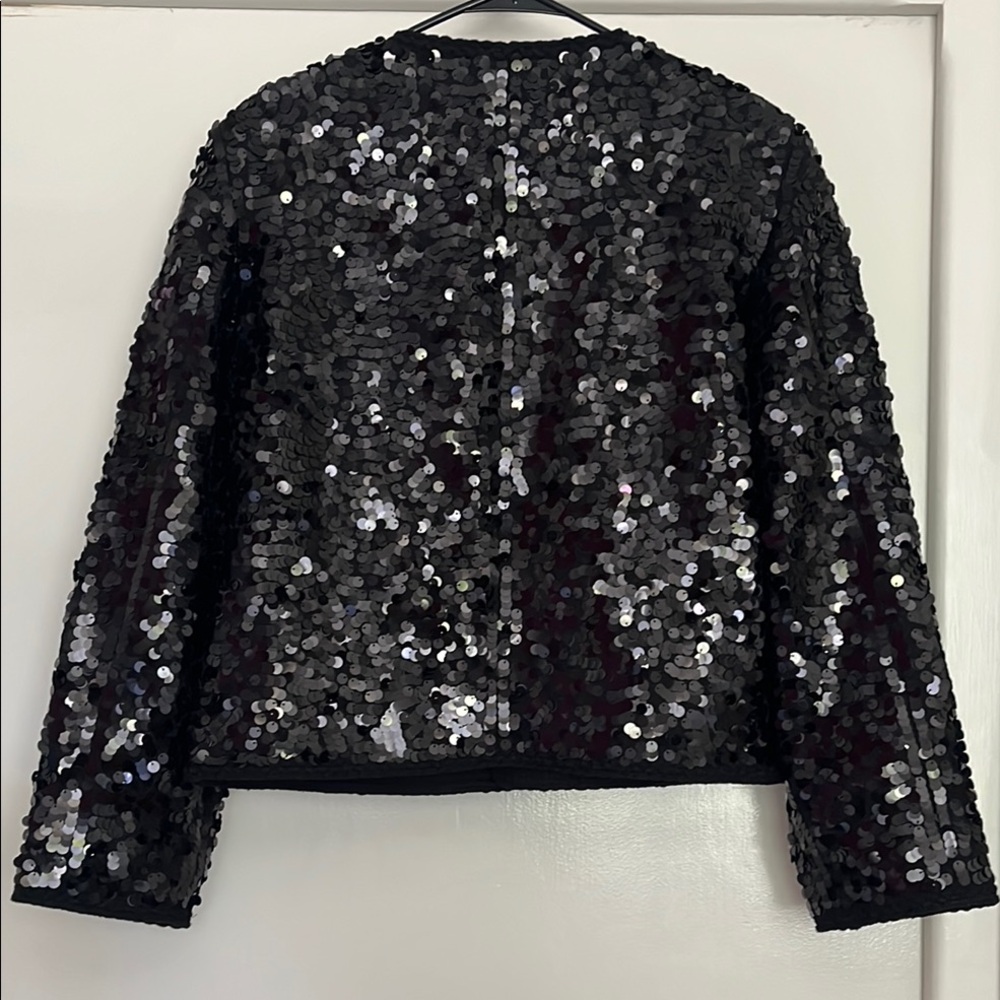 Black Sequin Jacket - image 5